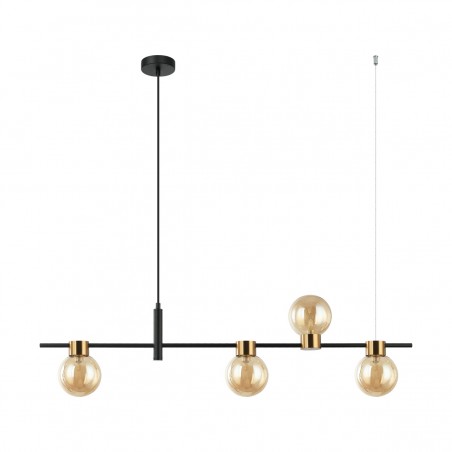 Suspended luminaire  Bletter  PND-5225-4-BK-AMB  - 1
