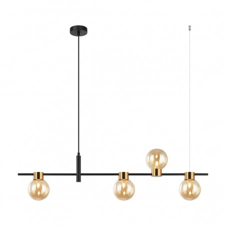 Suspended luminaire  Bletter  PND-5225-4-BK-AMB