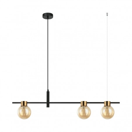 Suspended luminaire  Bletter  PND-5225-3-BK-AMB  - 1