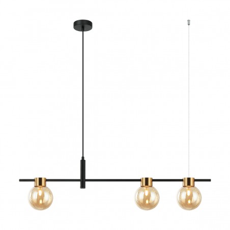 Suspended luminaire  Bletter  PND-5225-3-BK-AMB