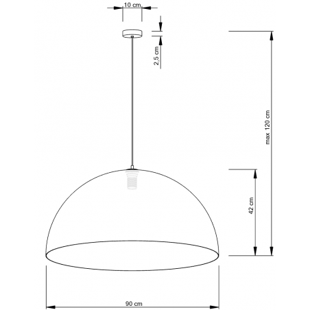 Suspended Luminaire SFERA 32295  - 1
