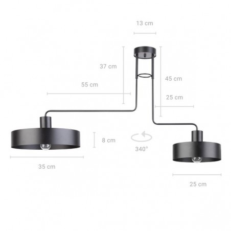Ceiling Luminaire VASCO 31551