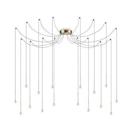 Suspended luminaire  LUCCIOLA SP16 OTTONE  - 1