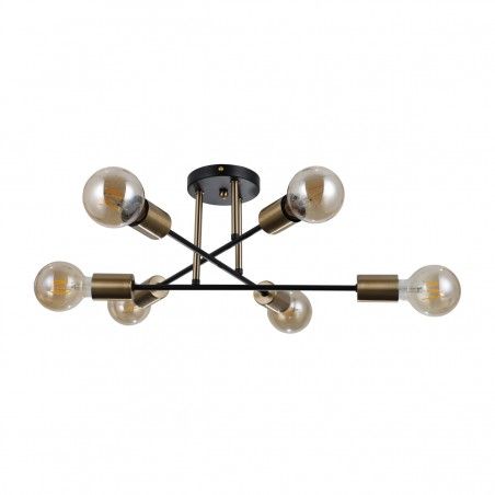 Suspended luminaire Formio  PND-4052-6-BL-HBR  - 1