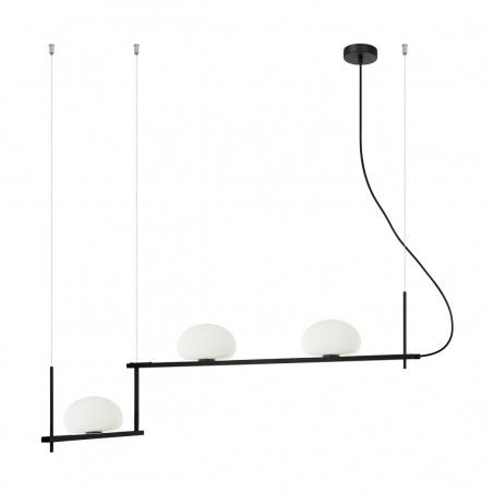 Suspended luminaire Kernio  PND-357783-BK+W  - 1