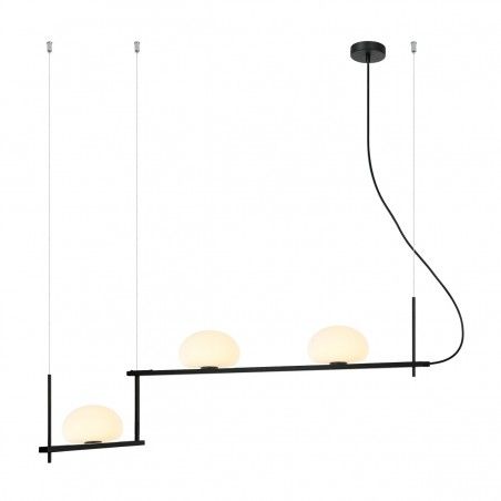 Suspended luminaire Kernio  PND-357783-BK+W
