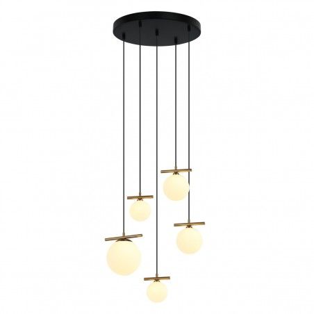 Suspended luminaire Merseta  PND-463325A-BRO+W