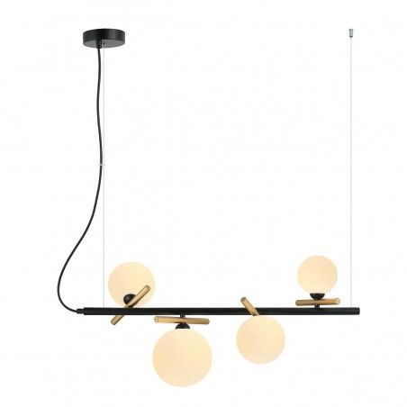 Suspended luminaire Reverso  PND-5622-4-BK-W  - 1