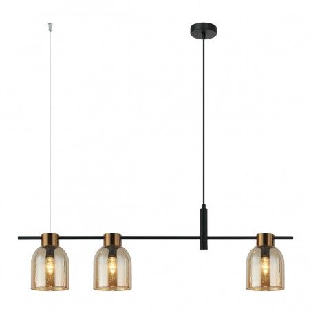 Suspended luminaire Servio  PND-66892-3-BK-AMB