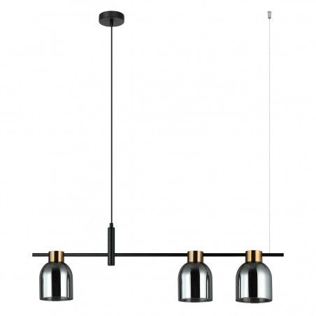 Suspended luminaire Servio  PND-66892-3-BK-SG  - 1
