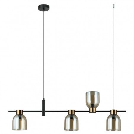 Suspended luminaire Servio  PND-66892-4-BK-AMB  - 1