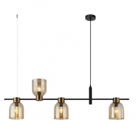 Suspended luminaire Servio  PND-66892-4-BK-AMB