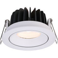 Įmontuojamas reguliuojamas LED šviestuvas NOBLE R1028, 10W, 3000K, 60°, garantija 10 metų  - 1