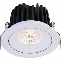 Dimeriuojamas įmontuojamas LED šviestuvas NOBLE R1038, 15W, 3000K, 50°, garantija 10 metų  - 1