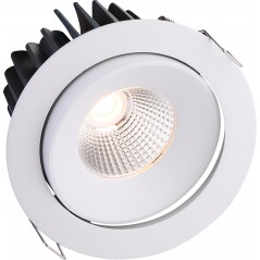 Įmontuojamas reguliuojamas LED šviestuvas NOBLE R1038, 15W, 3000K, 50°, garantija 10 metų