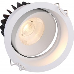 Dimeriuojamas įmontuojamas LED šviestuvas ANGELO R1031, 10W, 3000K, 60°, garantija 10 metų  - 2