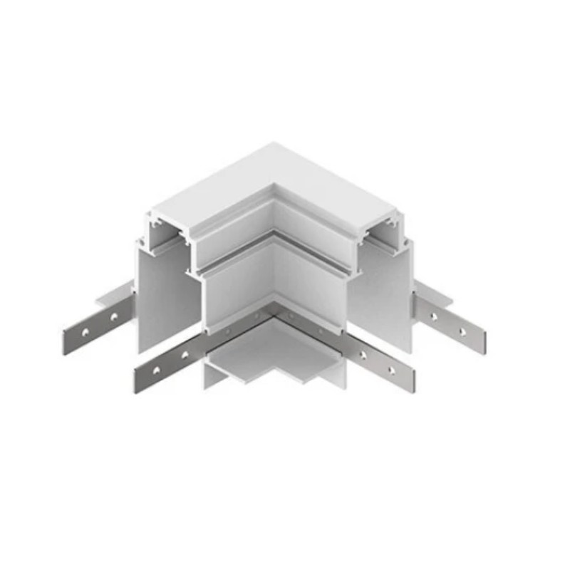 Track R35-2 90° angle connection element, white