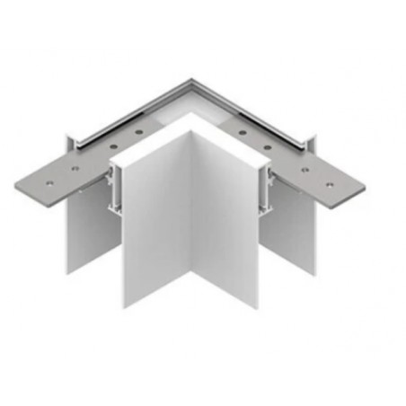 Track S35 90° angle connection element, white  - 1
