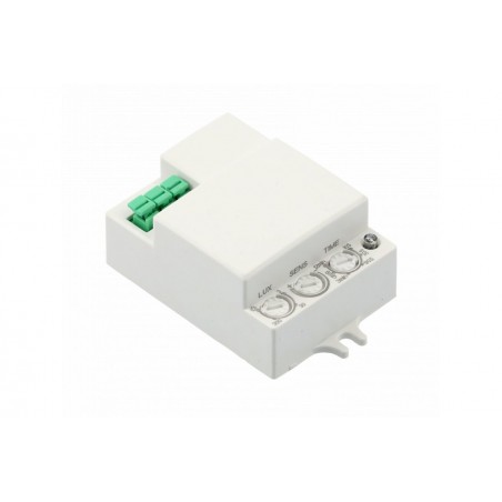 Microwave motion sensor SRC812 mini, 360 degrees, white body  - 1