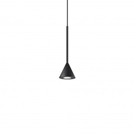 Suspended luminaire Archimede Sp Cono Nero  - 1