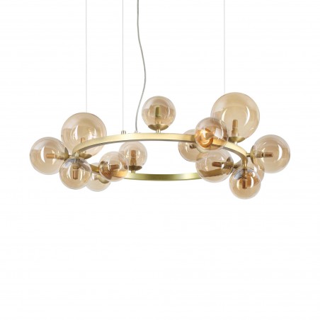 Suspended luminaire Perlage Sp14 Ambra  - 1