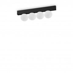 Ceiling luminaire Ping Pong Pl4 Nero  - 1