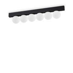 Ceiling luminaire Ping Pong Pl6 Nero  - 1