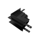 Track R35-2 wall angle connection element, OUT, white