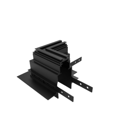Track R35-2 90° angle connection element, black  - 1