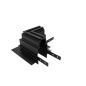 Track R35-2 90° angle connection element, black