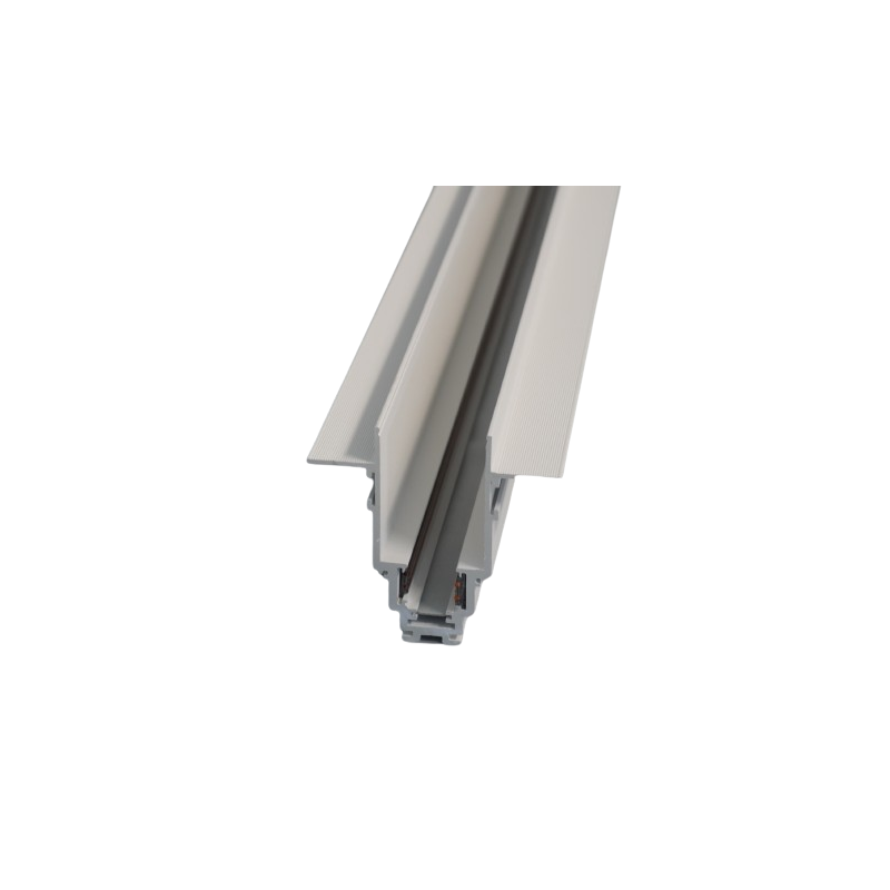 Magnetic track, frameless covered white R35-2 1000mm