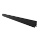 Recessed magnetic track, black R20-4 1000mm