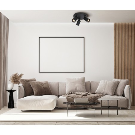 Ceiling luminaire Nesto  SPL-23436-3R-BK