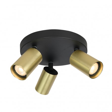 Ceiling luminaire Nesto  SPL-23436-3R-BK-BRSS  - 1