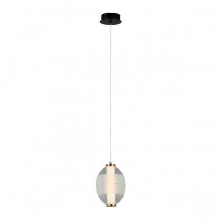 Suspended luminaire Rinot  PND-45372-1-WH-CL  - 1
