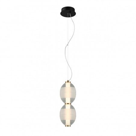 Suspended luminaire Rinot  PND-45372-2-WH-CL  - 1