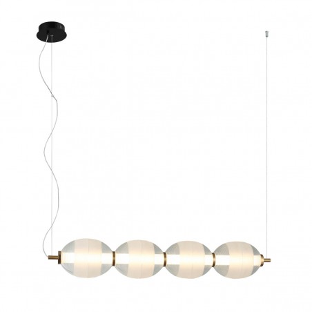 Suspended luminaire Rinot  PND-45372-4-WH-CL  - 1