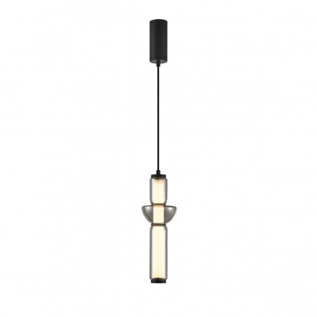 Suspended luminaire Bruni  PND-27372-1-19W-BK  - 1