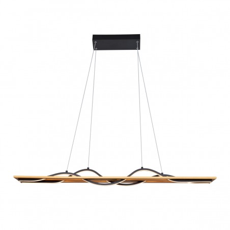 Suspended luminaire Conato  PND-23848-30W-BK-GD  - 1