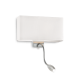 Wall luminaire Hotel Ap2 Bianco 35949