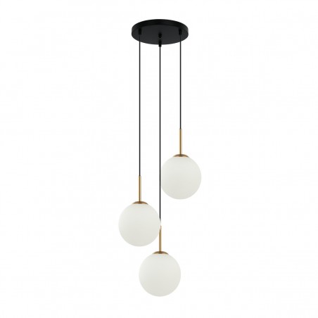 Suspended luminaire Deore  PND-5578-3S-BRO-BK  - 1