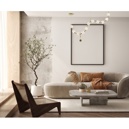 Suspended luminaire Morano  PND-93829-44W-3K-GD