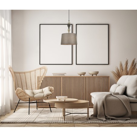 Suspended luminaire Nerom  PND-22374A-BK
