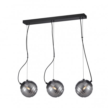 Suspended luminaire Perona  PND-92389-3L-BK  - 1