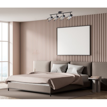 Ceiling luminaire Santia SPL-65342-4-BK-SG