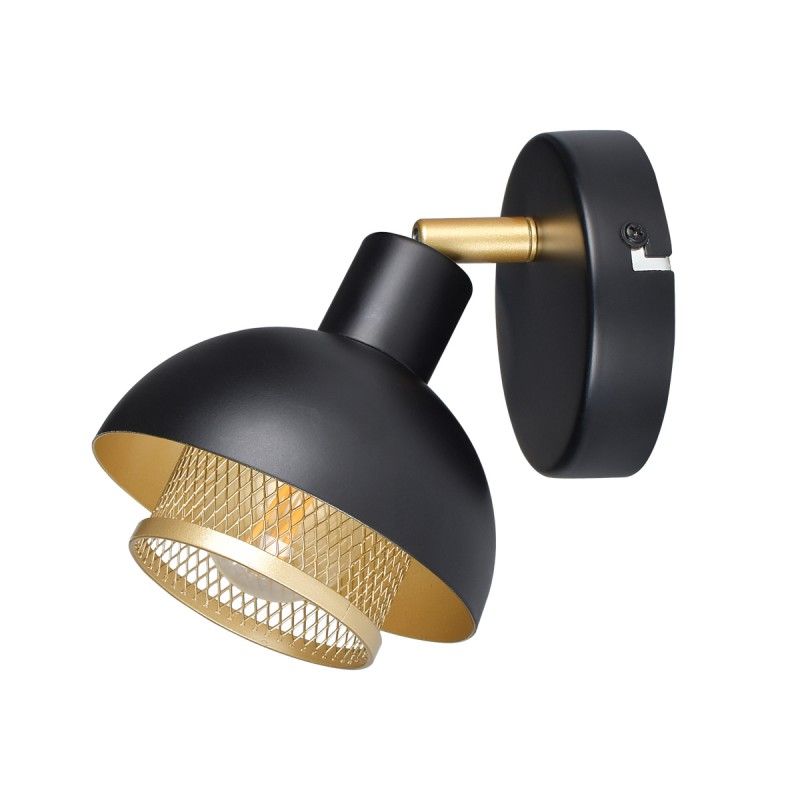 Wall luminaire Savio  SPL-27357-1-BK-GD