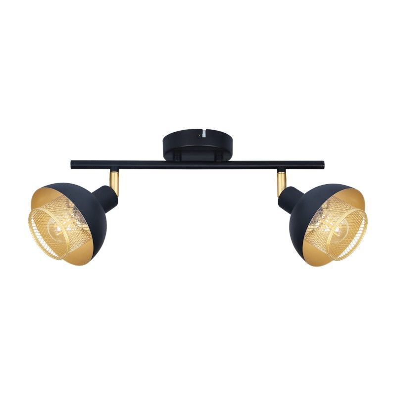 Ceiling luminaire Savio  SPL-27357-2-BK-GD
