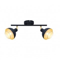 Ceiling luminaire Savio SPL-27357-2-BK-GD