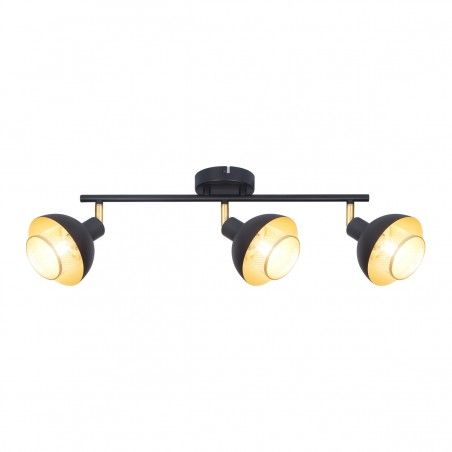 Ceiling luminaire Savio SPL-27357-3-BK-GD