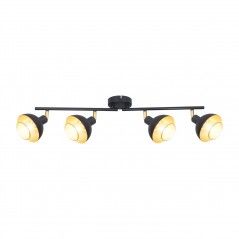 Ceiling luminaire Savio  SPL-27357-4-BK-GD  - 3